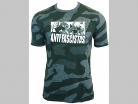 Antifascistas  nočný " ruský " maskáč-Nightcamo SPLINTER, pánske tričko 100%bavlna